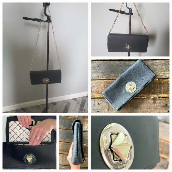 kate spade Handbags - kate spade leather handbag purse EUC